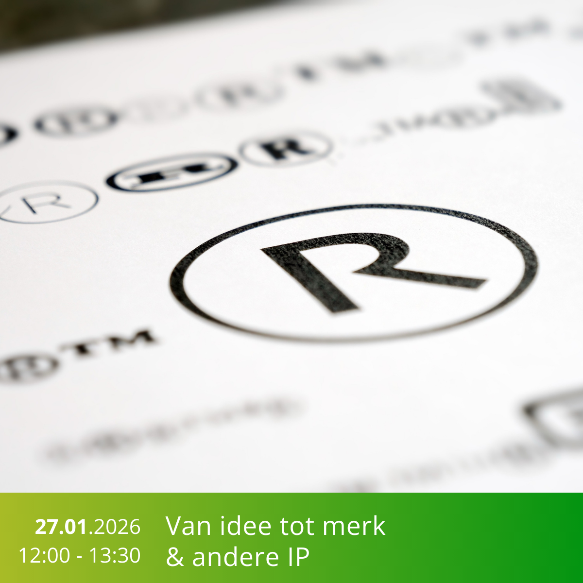 Van idee tot merk & andere Intellectual Property